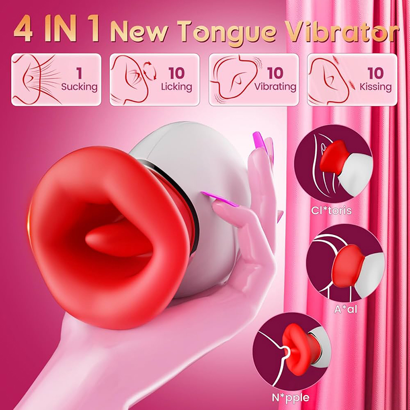 tongue vibrator for clitoral stimulation