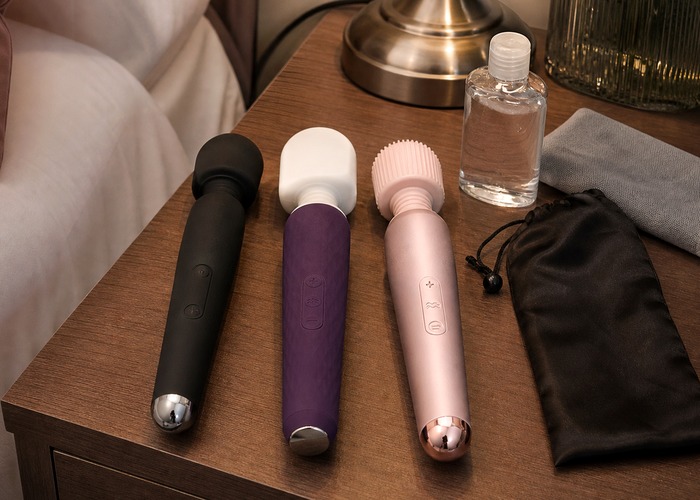 Tapping Vibrators guide product scene with tapping toy, beaded head, ring detail