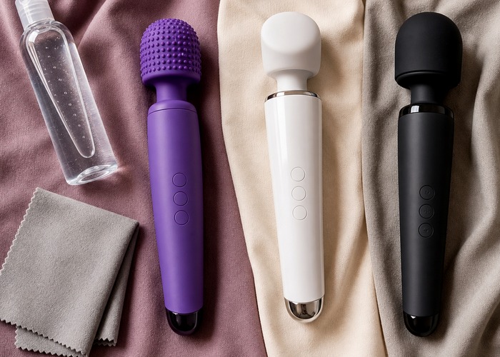 Tapping Vibrators guide product scene with tapping toy, beaded head, ring detail