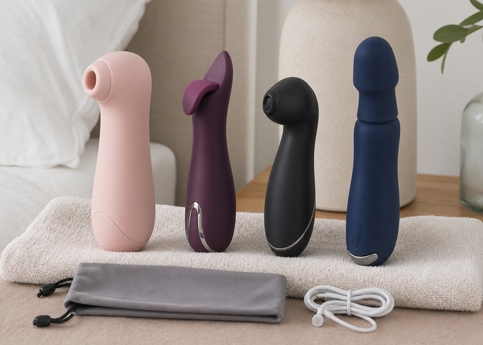 Multi-Function Toys guide product scene with multi-function toy, suction head, tongue-style tip