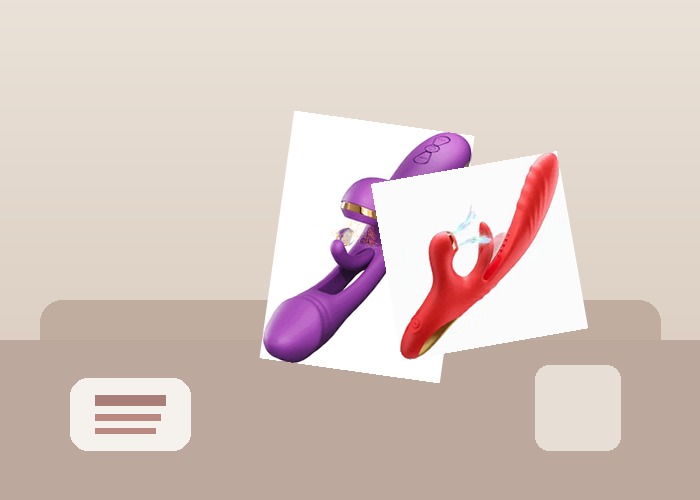 Clitoral Suction Toys guide product scene with suction cup toy, soft towel, water-based lube