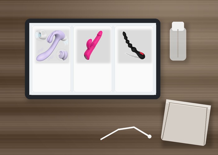 New Arrival Toys guide product scene with control panel, charging cable, remote