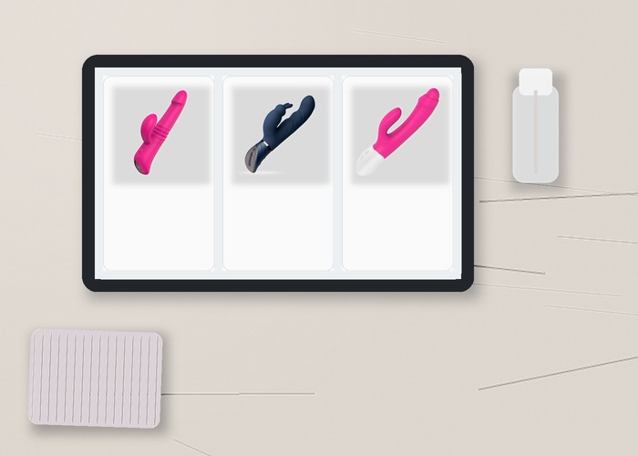 Rabbit Vibrators guide product scene with rabbit shaft, outer arm, water-based lube